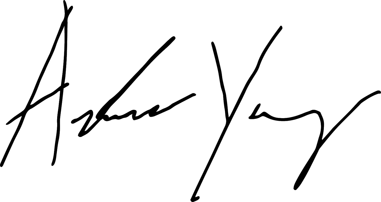 Andrew Yang's signature