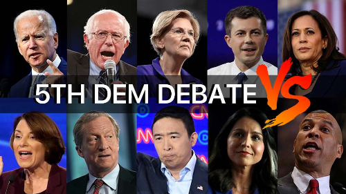 5th Democratic Presidential Primary Debate in Georgia